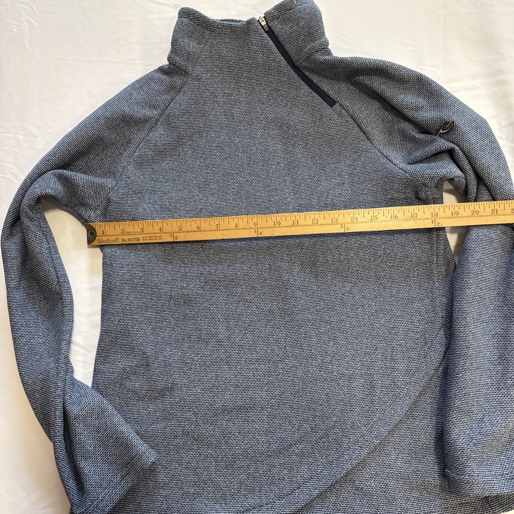 Kjus Gray Zip Lagenlook Pullover Sweatshirt Womens Size Large - Picture 8 of 8
